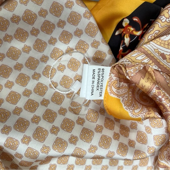 SHEIN Paisley Bandana Print Cami Crop Top Tie Back Festival Country Concert L - Picture 8 of 8